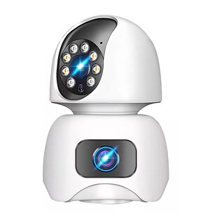 Foto 1 | Foto 1 | Camara De Seguridad Interior 5g Wifi Doble Pantalla 390eyes Eo Safe Imports Esi-16614 Blanco