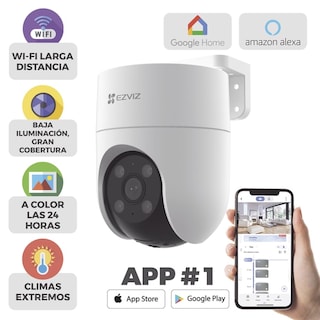 Foto 6 | Foto 6 | Camara Pt Wifi / 2 Megapixel / Cobertura 360° / Detección Humana / Seguimiento Inteligente / Sirena / Luz Parpadeante / Colores