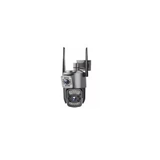 Foto 1 | Foto 1 | Cámara De Seguridad Wifi Full Hd De Doble Lente Eo Safe Imports Esi-18289 Gris