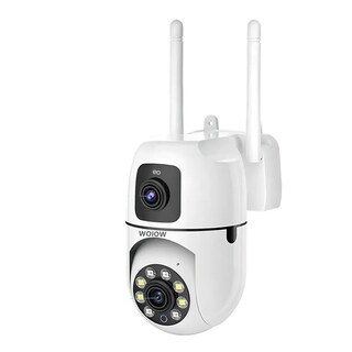 Foto 1 | Foto 1 | Cámara De Seguridad De Doble Lente Wifi 4mp Con Alarma Ip Zoom 10x Eo Safe Imports Esi-19884 Blanco