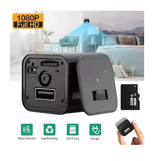 Foto 3 | Foto 3 | Cargador Usb Con Cámara Oculta Hd 1080p Y Memoria De 128 Gb Eo Safe Imports Esi-16613 Negro