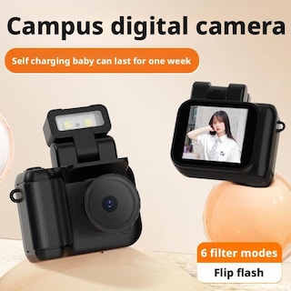 Foto 3 | Foto 3 | Minicámara Retro Snap 1080p Hd Con Flash Led De 16 Gb/32 Gb, Color Negro - Venta Internacional.