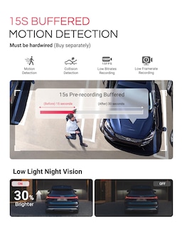 Foto 6 | Foto 6 | Mini Cámara Delantera Dash Cam Vantrue E1 Pro 4k Ips De 1,54 Pulgadas - Venta Internacional.
