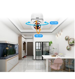 Foto 4 | Foto 4 | 4 Piezas Camara Tipo Foco 360° Impermeable De1080 Con Wifi Blancas