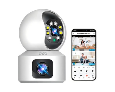 Foto 1 | Foto 1 | Doble Cámara de Seguridad Frutivegie Full Hd Alarma