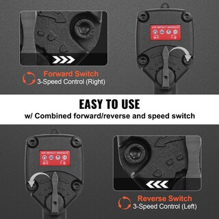 Foto 4 | Foto 4 | Llave Neumática Vevor, Tracción De 3/8 Pulgadas, 690 Pies-libras, Torque - Venta Internacional.