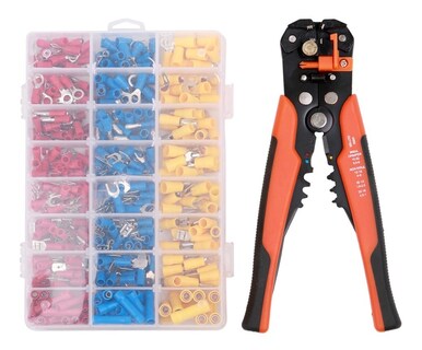 Foto 1 | Foto 1 | Bloque De Terminales De 400 Piezas más Kit Pelacables