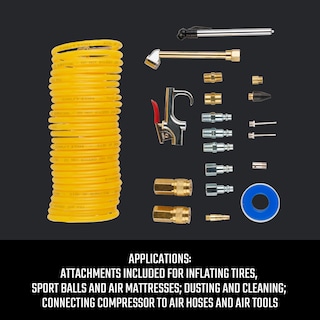 Foto 6 | Foto 6 | Kit De Accesorios Para Compresores De Aire Craftsman, 20 Piezas Con Manguera - Venta Internacional.