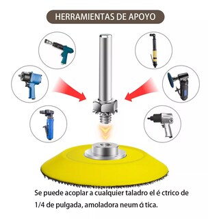 Foto 3 | Foto 3 | 100pzs Discos De Lija Taladro Esmeril Adaptador Eo Safe Imports Esi-17122 Multicolor