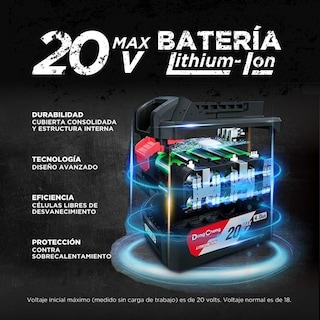 Foto 2 | Foto 2 | Batería 20v Dongcheng Ffbl2060 Multicolor Li-ion
