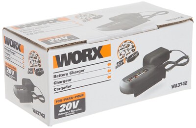 Foto 5 | Foto 5 | Cargador Worx WA3742 para Baterías de Iones de Litio 20 V - Venta Internacional