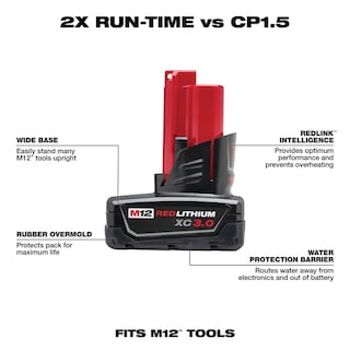 Foto 2 | Foto 2 | Batería Milwaukee M12 Xc De Alta Capacidad 3.0 Ah Redlithium - Venta Internacional.