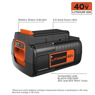 Foto 2 | Foto 2 | Batería Black+decker 40v Max Lithium Lbx2040 Para Herramientas Eléctricas - Venta Internacional.