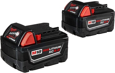 Foto 2 | Foto 2 | Batería para Herramienta Eléctrica Milwaukee M18 Redlithium XC Iones de Litio 18 V 2 Piezas - Venta Internacional