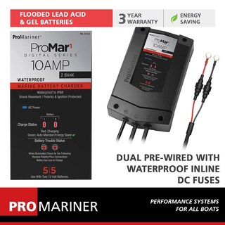 Foto 5 | Foto 5 | Cargador De Baterías Promariner Promar1 Ds 12v 10a 2 Bancos - Venta Internacional.