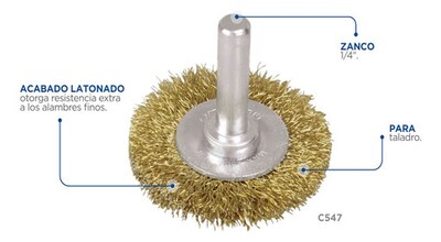 Foto 3 | Foto 3 | Carda Circular Ondulada 2pul X 0.17 Mm Alambre Fino Surtek