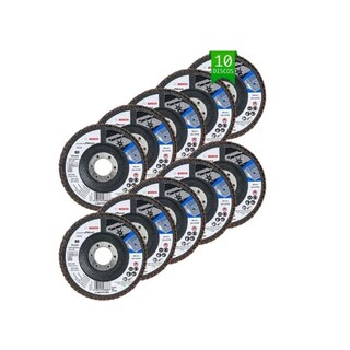 Foto 1 | Foto 1 | Combo 10 Discos Flap Zirconio Grano 60 Ideal Bosch Multicolor en Metal