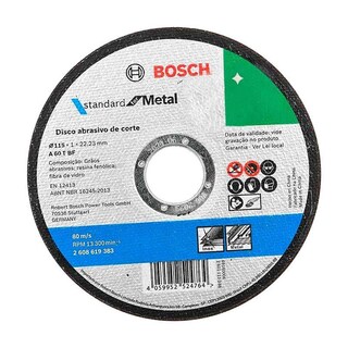 Foto 1 | Foto 1 | Disco Abrasivo de Corte para Metal 4 1/2 Bosch Gt0005