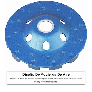 Foto 3 | Foto 3 | Disco Diamantado Copa Abrasivo Eo Safe Imports ESI-9267 Azul 1 Par