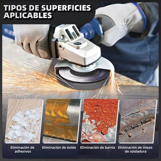 Foto 3 | Foto 3 | Discos Abrasivos Limpieza de Metal Rueda Pulidora Eo Safe Imports Esi-16010 Negro 5 piezas