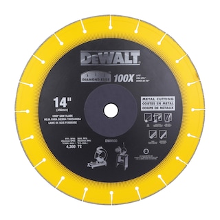 Foto 1 | Foto 1 | Hoja De Sierra Para Cortar Dewalt Dw8500, 14 X 1 Pulgada, Borde Diamantado - Venta Internacional.