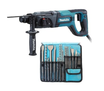 Foto 1 | Foto 1 | Martillo Sds Plus 780w Makita Hr2475 + Brocas Y Cinceles 17