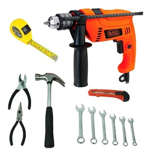 Foto 1 | Foto 1 | Taladro Rotomartillo 1/2pulg Black y Decker Hd565k más Kit Herramientas