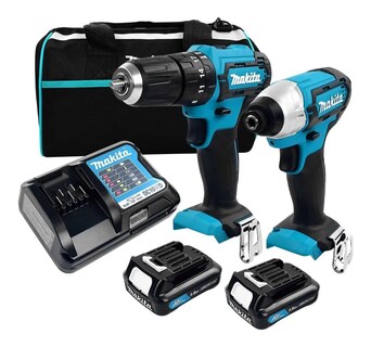 Foto 1 | Foto 1 | Combo Rotomartillo + Llave de Impacto Makita Clx228 + Bolsa