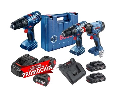 Foto 1 | Foto 1 | Combo Bosch Rotomartillos 18v más Llave De Impacto