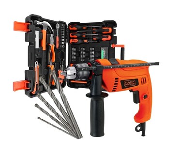 Foto 1 | Foto 1 | Rotomartillo Black & Decker Hd555-b3 + Brocas + Herramientas Manuales