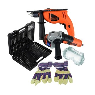 Foto 1 | Foto 1 | Combo Black & Decker Rotomartillo Miniesmeriladora + Puntas y Brocas