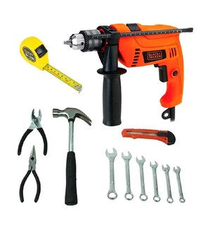 Foto 1 | Foto 1 | Taladro Rotomartillo 1/2pulg Black & Decker Hd565k + Kit Herramientas