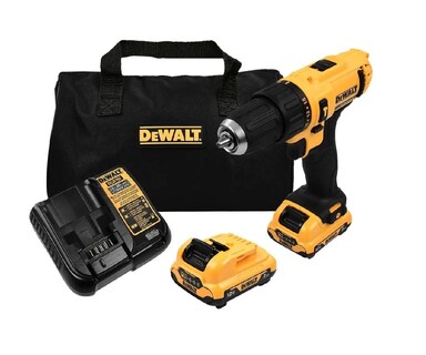 Foto 1 | Foto 1 | Rotomartillo Atornillador 12v Dewalt Dcd716d2-b3 color Amarillo 3/8 Pulg