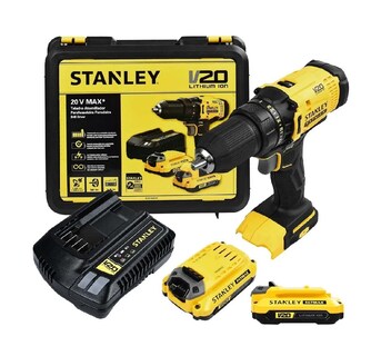 Foto 1 | Foto 1 | Taladro Atornillador 20v Stanley Fatmax Scd700c2k-b3 color Amarillo