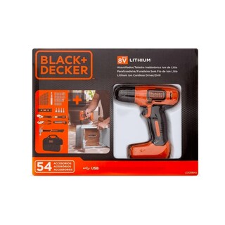 Foto 2 | Foto 2 | Taladro Atornillador Black+Decker BDE25 54 Accesorios