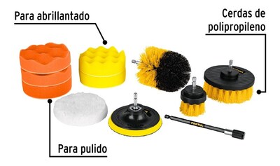 Foto 2 | Foto 2 | Kit Taladro Inalámbrico 3/8 + Accesorios De Limpieza, Pretul
