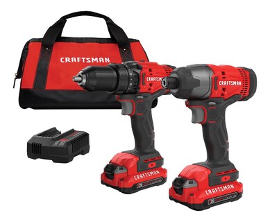 Foto 1 | Foto 1 | Taladro Atornillador + Atornillador De Impacto 20v Craftsman