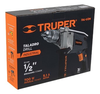 Foto 2 | Foto 2 | Taladro 1/2 700 W, Industrial, Truper