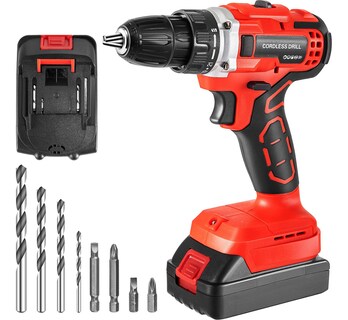 Foto 1 | Foto 1 | Vevor Taladro Percutor Inalámbrico Eléctrico 2 Baterías 20v