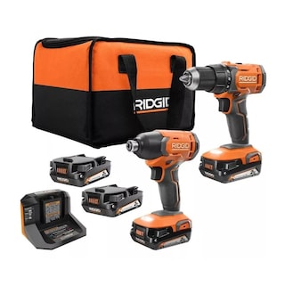 Foto 1 | Foto 1 | Taladro + Impacto 2pk  Inalambicos 18v Ridgid Mod.R96021