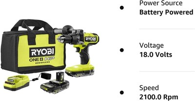 Foto 2 | Foto 2 | Taladro Rotomartillo Ryobi Pblhm101k2 color Amarillo