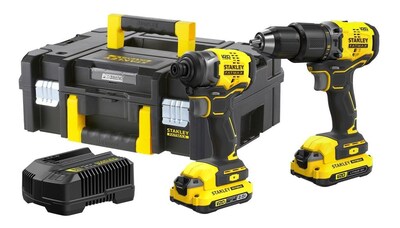 Foto 1 | Foto 1 | Stanley Combo 20v Taladro Percutor +llave De Impacto Sbdi465