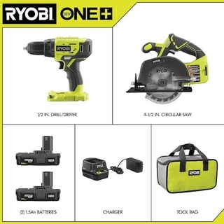Foto 2 | Foto 2 | Combo Ryobi 18v Taladro Y Sierra Circular 5 1/2