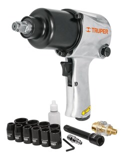 Foto 2 | Foto 2 | Llave Impacto Truper 1/218281 Maletín + 10 Dados Tpn-734h-2k