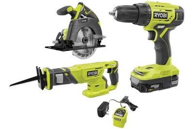 Foto 1 | Foto 1 | Taladro Ryobi Combo 3herr. Sierras, Taladro, Bateria, Cargad