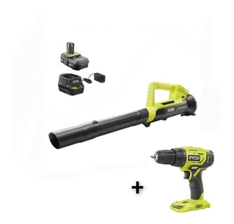 Foto 1 | Foto 1 | Ryobi P215k Taladro Atornillador 1/2  Y Sopladora  18v 1 Bat