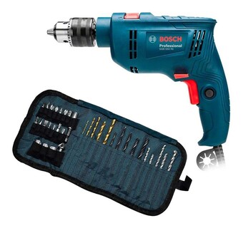 Foto 1 | Foto 1 | Taladro Rotomartillo Bosch Gsb 550 Re 1/2 Pulg + 34 Acc
