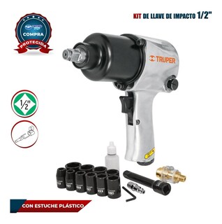 Foto 2 | Foto 2 | Kit De Llave De Impacto 12 Ind. Con Estuche Plástico 18281