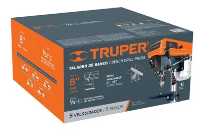 Foto 2 | Foto 2 | Taladro De Banco 1/3 Hp Truper A16174 5 Velocidades