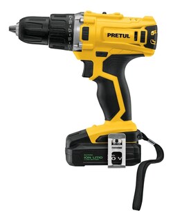 Foto 1 | Foto 1 | Taladro Inalámbrico Pretul TALI-20P color Amarillo 1/2 \" 20 V Nuevo Modelo